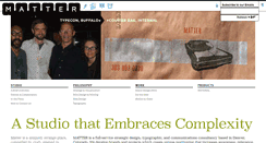 Desktop Screenshot of morematter.com